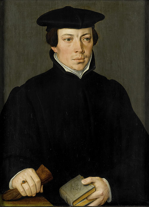 Portrait of a young Clergyman, 1550, Pieter Pourbus