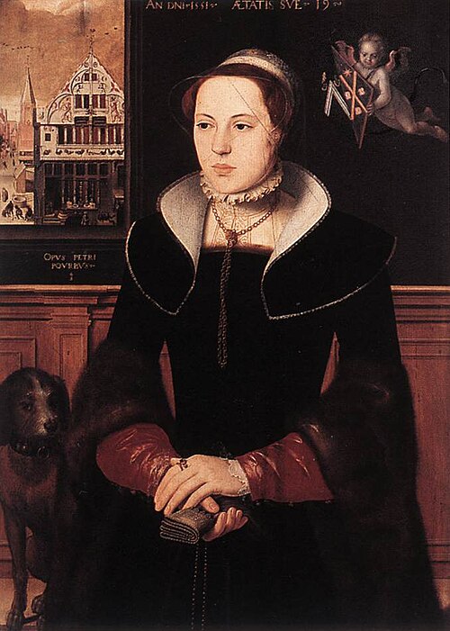 Portraits de Jan van Eyewerve et Jaquemyne Buuck, 1551, Pieter Pourbus