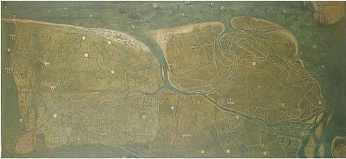 Map of the Liberty of Bruges, 1571, Pieter Pourbus