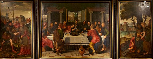 Triptique met La Cène, 1559, Pieter Pourbus