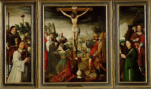 Kreuzigungstriptychon, 1559, Pieter Pourbus