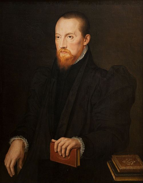 Bearded, red-headed Man, seated, 1560, Pieter Pourbus