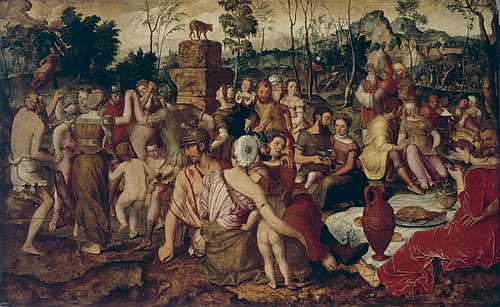 The Golden Calf, 1550, Pieter Pourbus