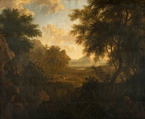 A Mountain Landscape with a River Valley, 1644, Jan Both