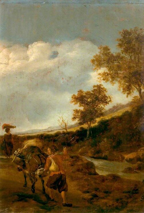 A Peasant Driving a Laden Mule, 1646, Jan Both