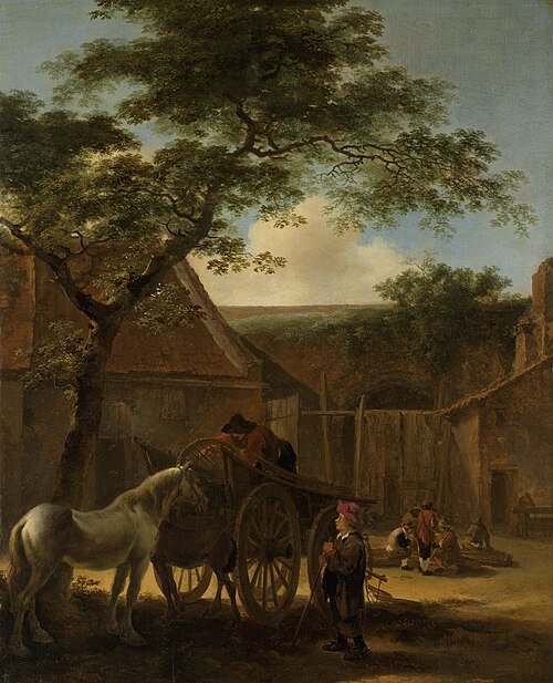 Farmyard, 1650, Jan Both