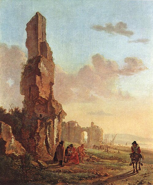Ruines près de la mer, 1625, Jan Both