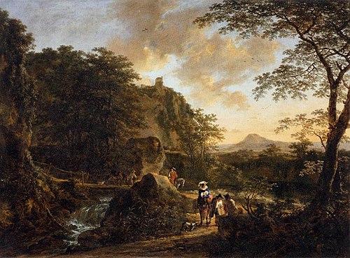 Paysage avec voyageurs, 1645, Jan Both