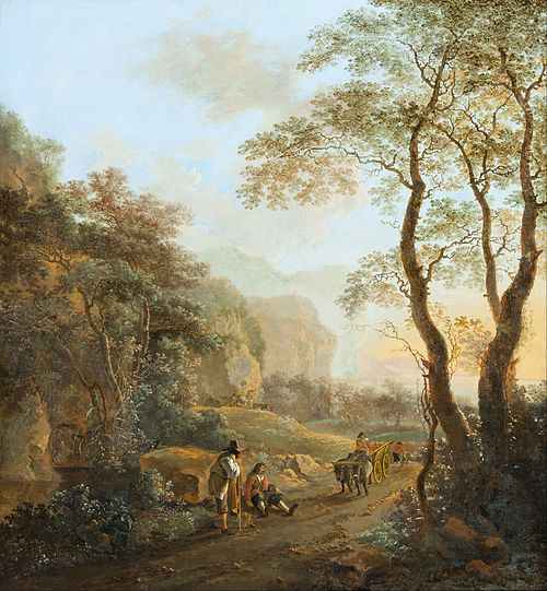 Char à bœufs dans un paysage, 1640, Jan Both