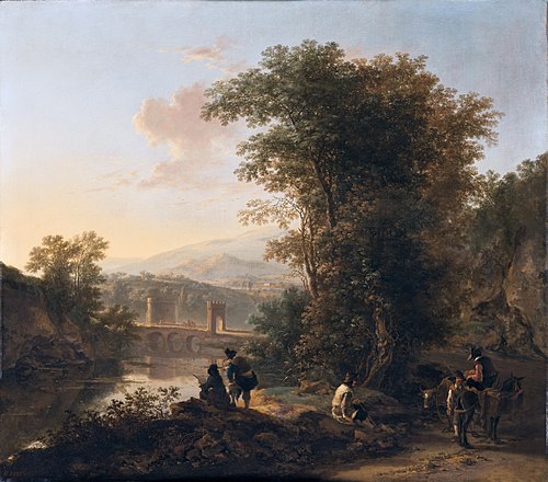 Landscape with a Draftsman, 1645, Jan Both