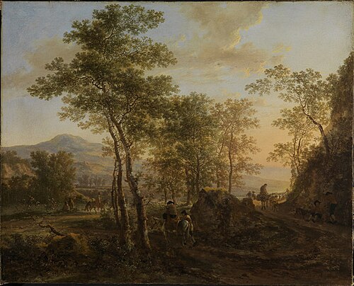Paysage du soir, 1645, Jan Both