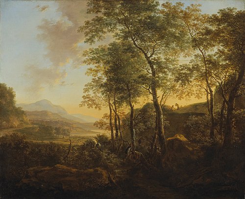 Wooded Hillside with a Vista, 1645, Jan Both