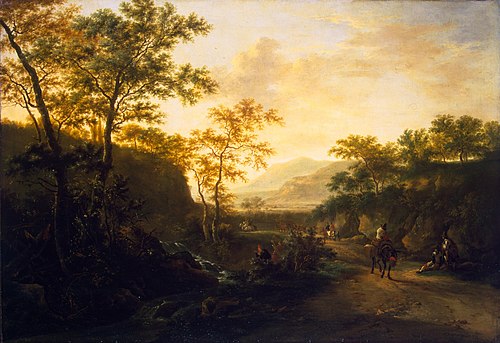 Italian Landscape with a Path, 1647, Jan Both