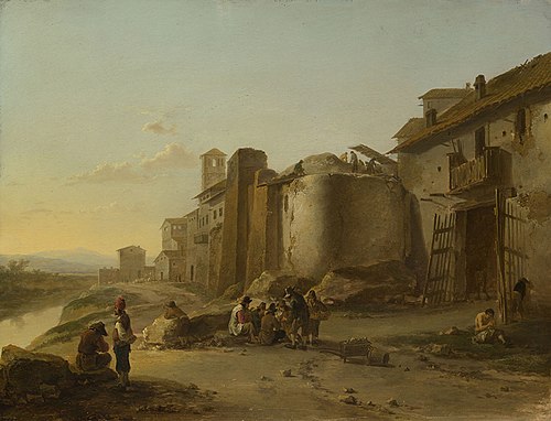 A View on the Tiber, 1641, Jan Both