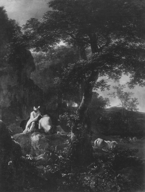 Italianate landscape with Mercury and Argus, 1650, Jan Both