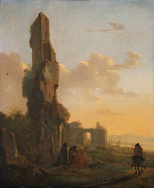 Ruins on the Edge of a Lake, 1640, Jan Both