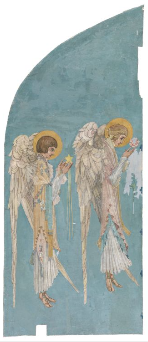 Two Winged Angels in Profile, , Harry Clarke