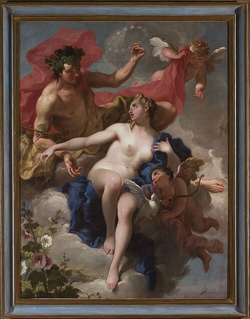 Bacchus and Ariadne, 1717, Giovanni Battista Pittoni