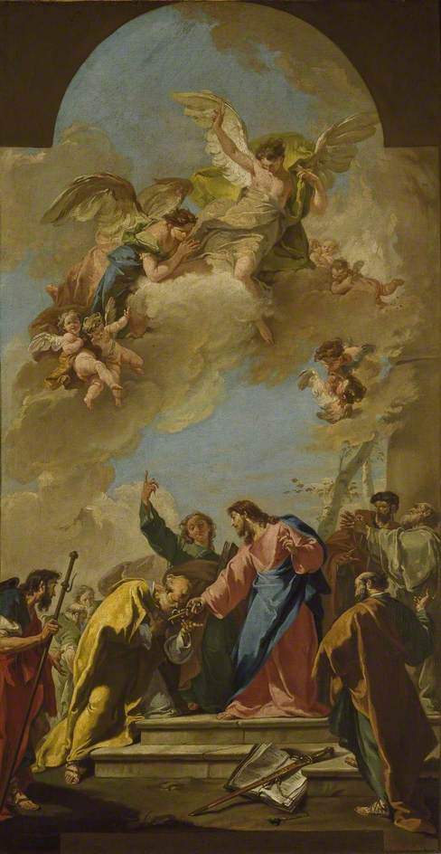 Christ's Charge to St Peter, , Giovanni Battista Pittoni