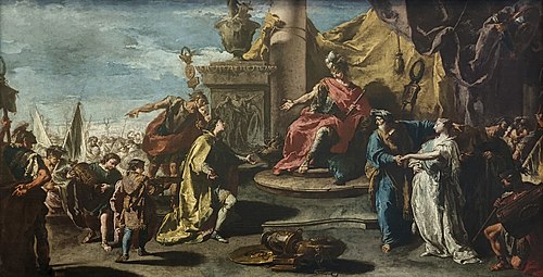 La Continence de Scipion, 1733, Giovanni Battista Pittoni