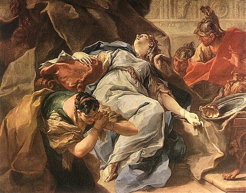 La Mort de Sophonisbe, 1716, Giovanni Battista Pittoni
