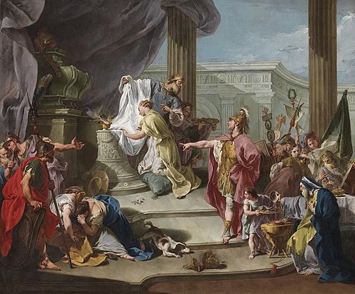 Sacrifice de la Polyxena, 1737, Giovanni Battista Pittoni
