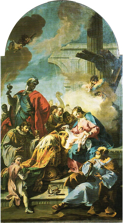 Adoration des mages, 1740, Giovanni Battista Pittoni