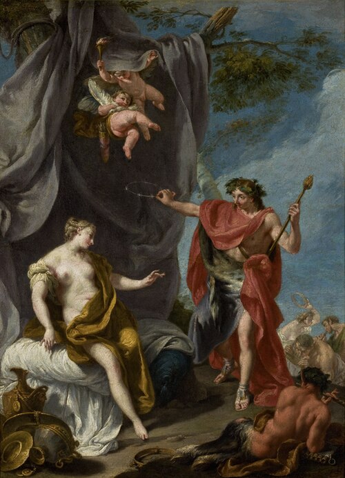 Dionysos et Ariane, 1730, Giovanni Battista Pittoni