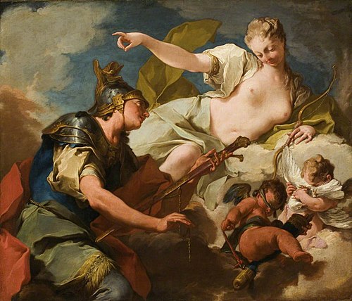 Vénus donne des armes à Énée, 1715, Giovanni Battista Pittoni