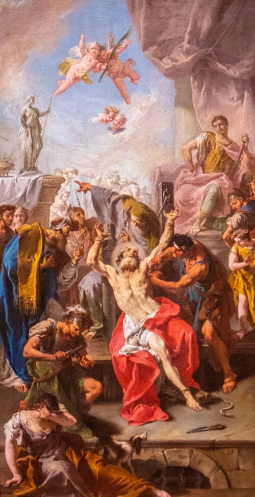 Martyrdom of Saint Bartholomew, 1735, Giovanni Battista Pittoni