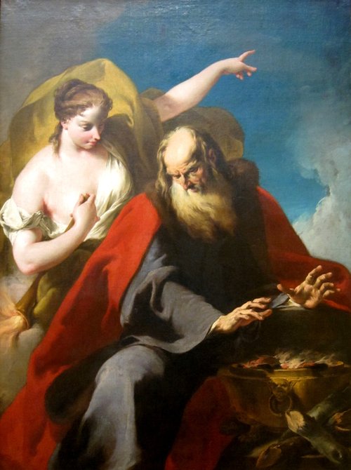 Allegory of Summer and Winter, , Giovanni Battista Pittoni