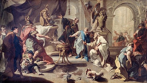 Hannibal swearing revenge against the Romans, 1723, Giovanni Battista Pittoni