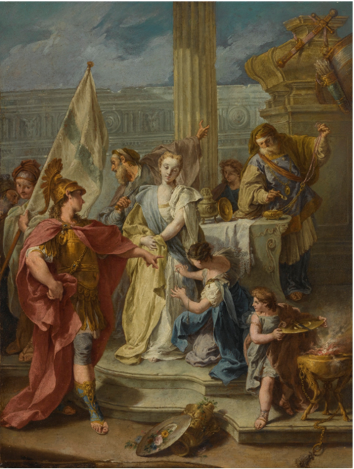 The Sacrifice of Polyxena, 1735, Giovanni Battista Pittoni