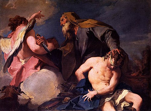 Sacrifice d'Isaac, 1720, Giovanni Battista Pittoni