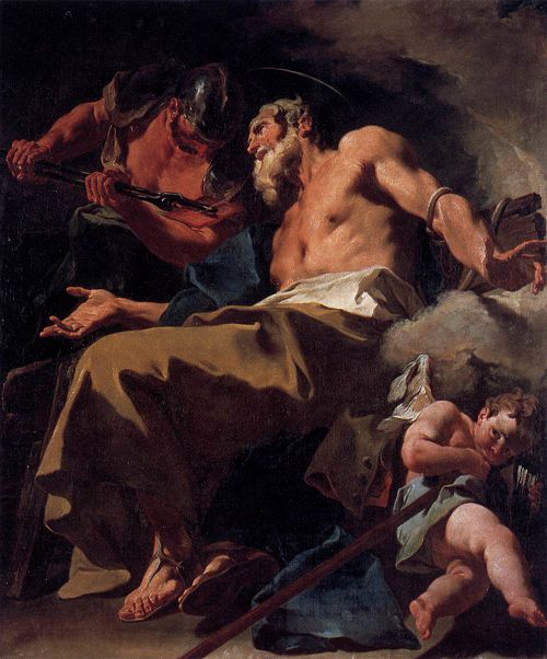 Le Supplice de saint Thomas, 1725, Giovanni Battista Pittoni