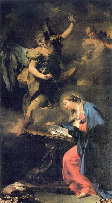 L'Annonciation, 1740, Giovanni Battista Pittoni