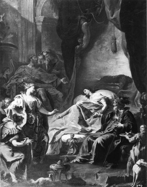 Healing of Saint Antiochus, 1732, Giovanni Battista Pittoni