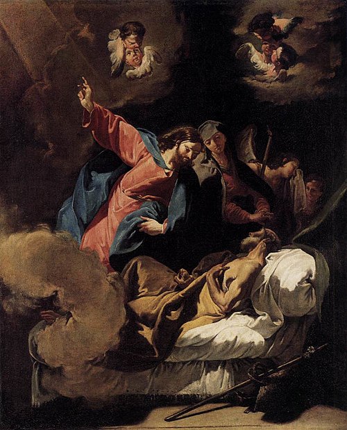 The Death of Joseph, 1750, Giovanni Battista Pittoni