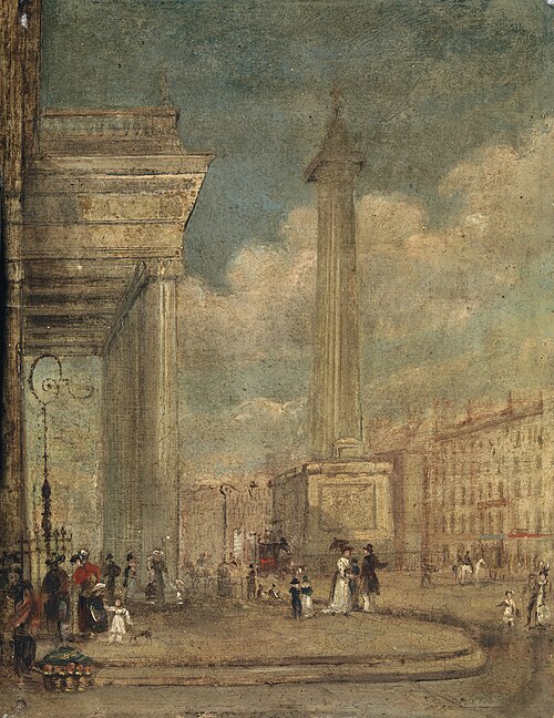 A View of O'Connell Street, Dublin, , George Petrie
