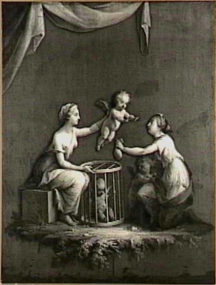 The Cupid Seller, 1787, Dirk van der Aa