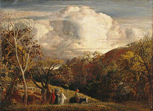 The Bright Cloud, 1833, Samuel Palmer