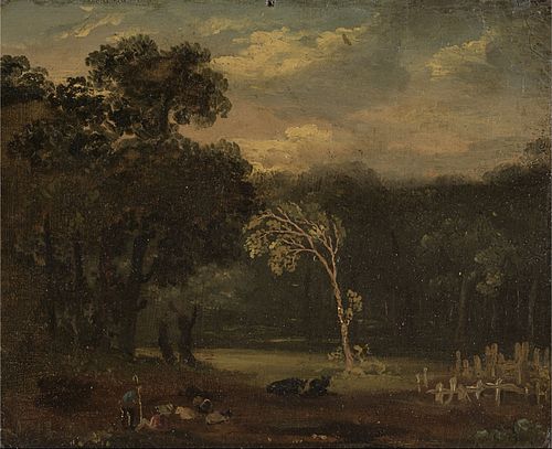 Sketch from Nature in Sion Park, 1819, Samuel Palmer
