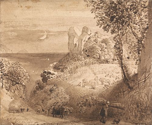 A Pastoral Scene, 1835, Samuel Palmer