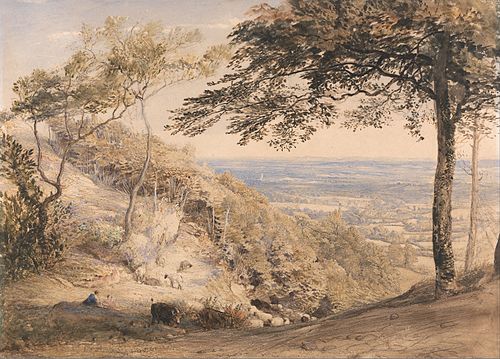 Wilmot's Hill, Kent, 1851, Samuel Palmer