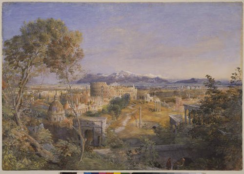 A View Of Ancient Rome, 1838, Samuel Palmer