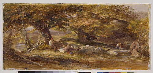 A Bright Day in Autumn, 1857, Samuel Palmer