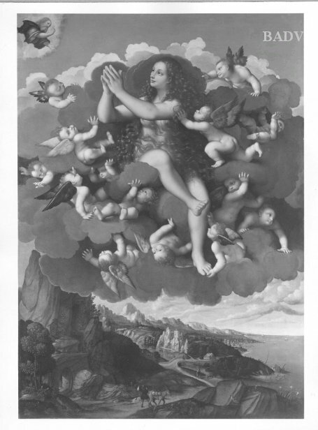 Himmelfahrt d. hl. Magdalena, 1500, Marco d'Oggiono