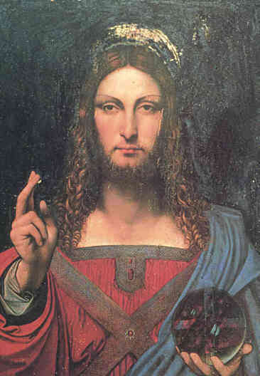 salvator mundi, 1500, Marco d'Oggiono