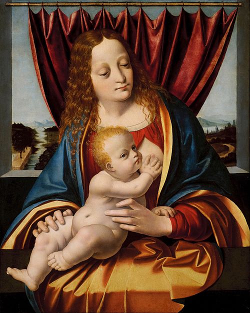 Madonna and Child, 1490, Marco d'Oggiono