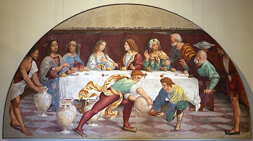 Marriage at Cana, 1520, Marco d'Oggiono